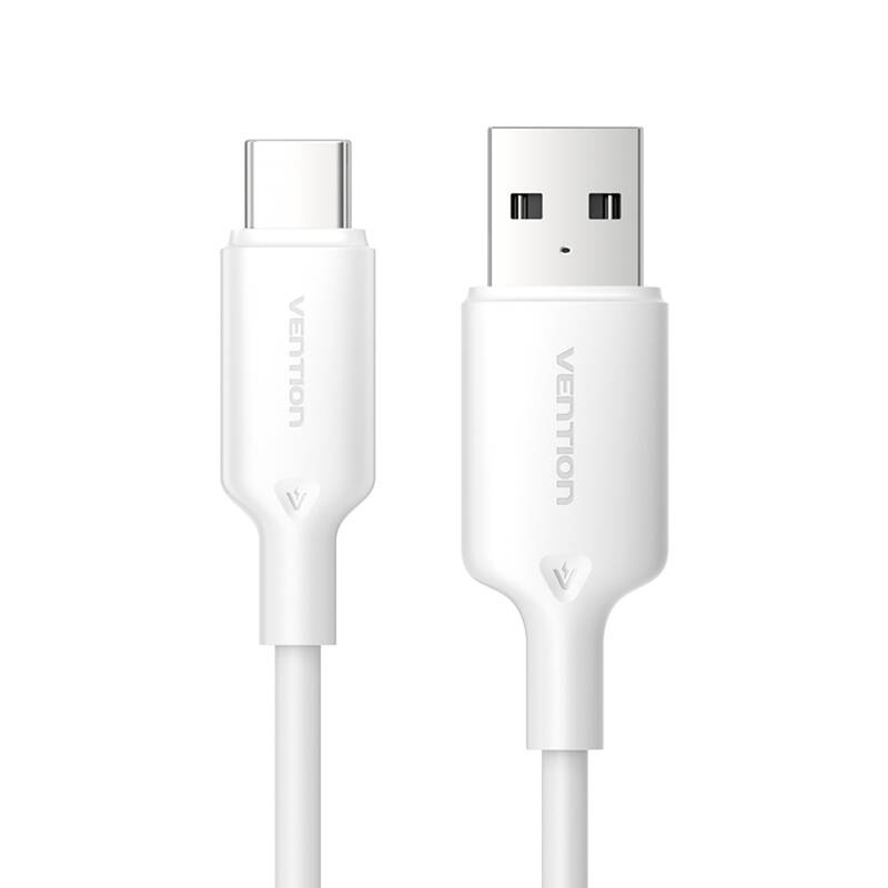 USB 2.0 A - USB-C 3A kábel Vention CTQWF 1M (fehér)