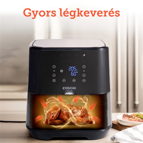 Cosori CP258-AF-DEU FORRÓLEVEGŐS SÜTŐ Cosori CP258-AF-DEU FORRÓLEVEGŐS SÜTŐ