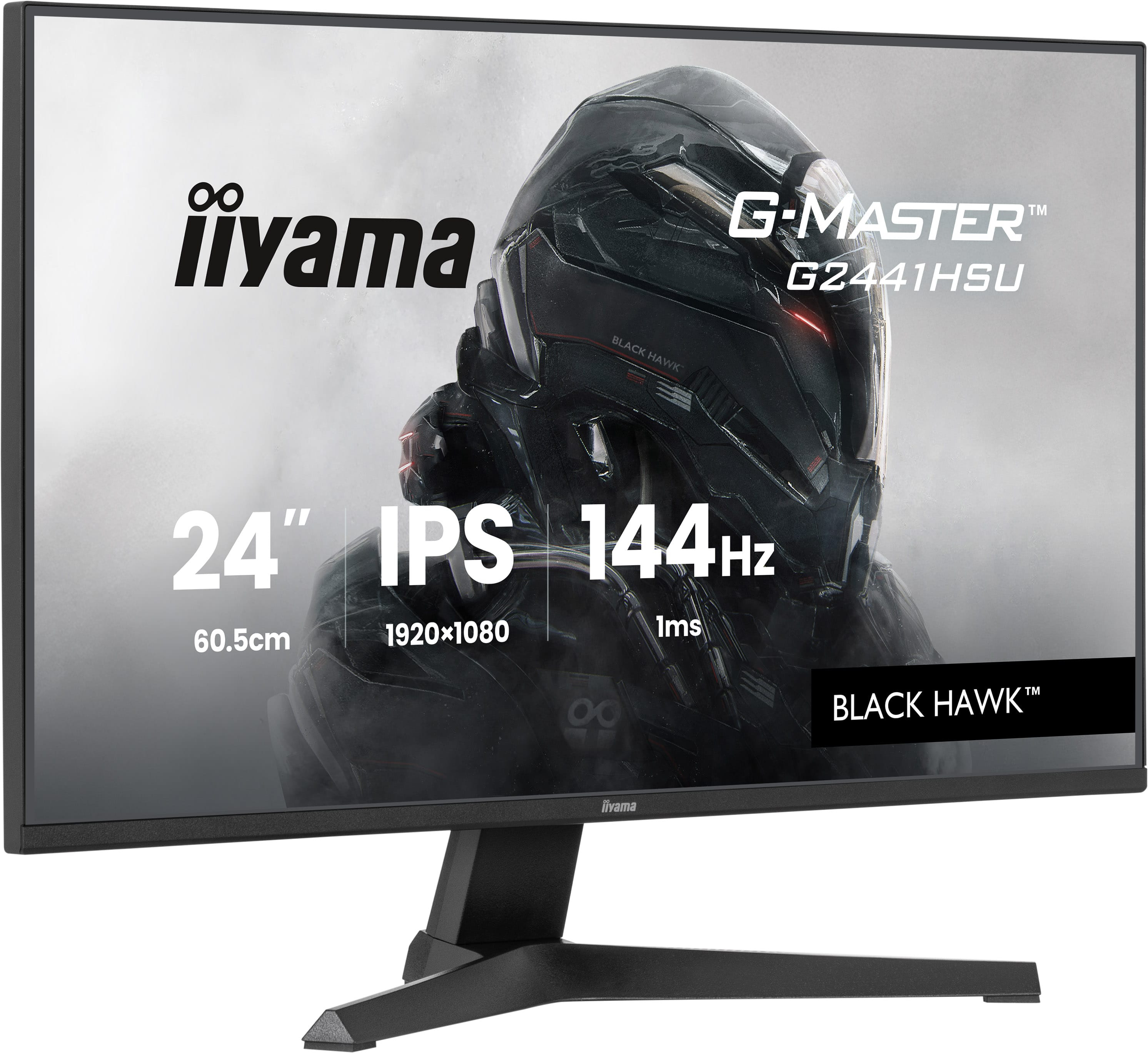 iiyama 23,8" G-Master G2441HSU-B1 IPS LED Monitor - 1920x1080, Full HD, 144Hz, 1ms, Hangszóró, Fekete