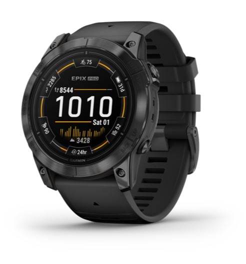 Garmin Epix Pro (Gen 2) okosóra 51 mm, szürke, fekete szilikon szíjjal (010-02804-21) Garmin Epix Pro (Gen 2) okosóra 51 mm, szürke, fekete szilikon szíjjal (010-02804-21)