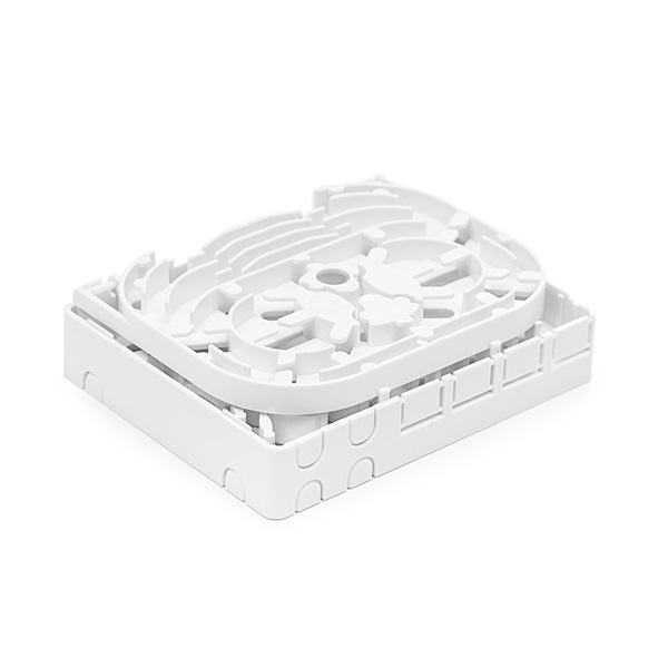 KE-Line FTTH üres optikai falialjzat 4xSC-SC, 4xLC-LC duplex toldó számára KE-Line FTTH üres optikai falialjzat 4xSC-SC, 4xLC-LC duplex toldó számára