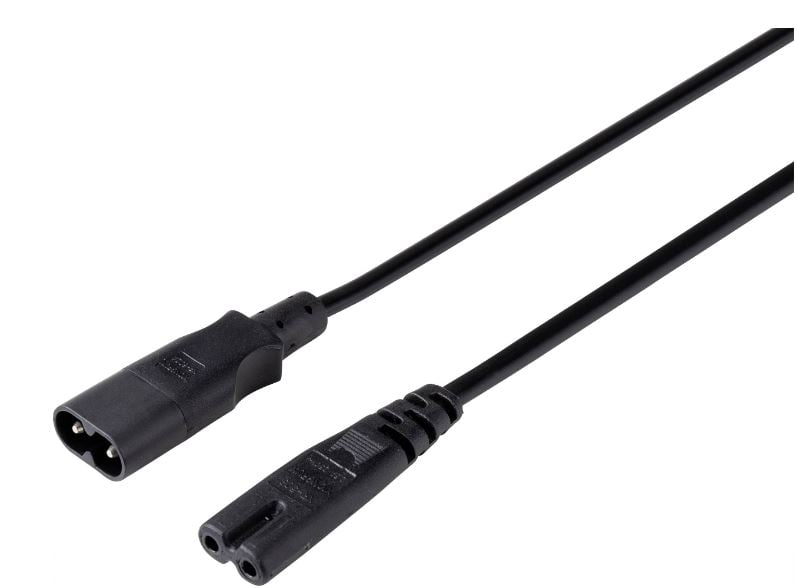Sygonix SY-5043436 Áram hosszabbítókábel 2 m fekete Sygonix SY-5043436 Áram hosszabbítókábel 2 m fekete