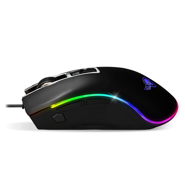 Spirit Of Gamer PRO-M6 optikai Gaming egér fekete (S-PM6)
