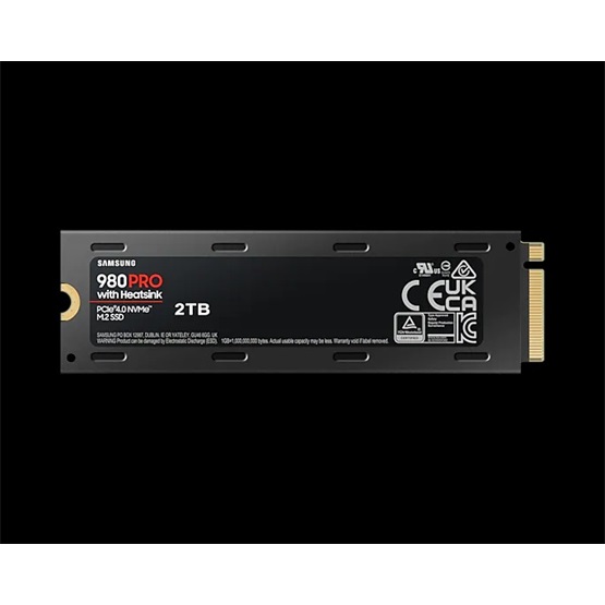 Samsung 2TB 980 PRO M.2 2280 PCIe 4 x4 NVMe hűtőbordákkal SSD