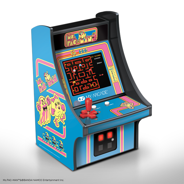 MY ARCADE Ms. Pac-Man Micro Player Hordozható
