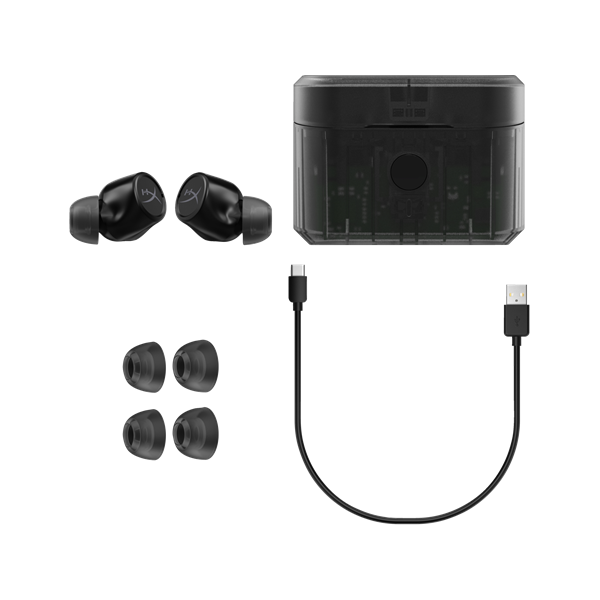HP HYPERX Vezeték nélküli Fülhallgató Cirro Buds Pro fekete HP HYPERX Vezeték nélküli Fülhallgató Cirro Buds Pro fekete