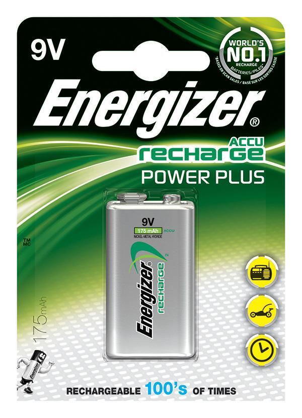 Energizer Power Plus 175 mAh E R22 9V akkumulátor (1db/csomag) (7638900138771) Energizer Power Plus 175 mAh E R22 9V akkumulátor (1db/csomag) (7638900138771)