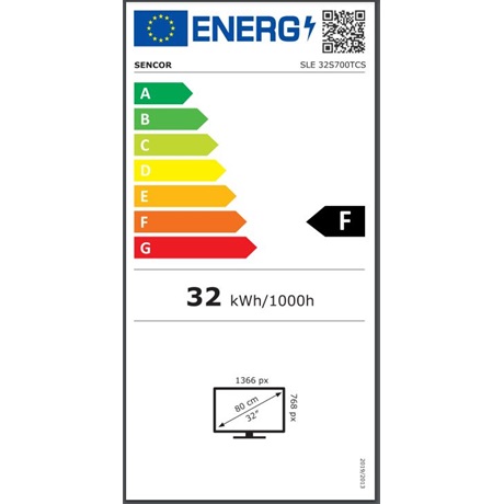 Sencor SLE 32S700TCS HD VIDAA SMART LED TV