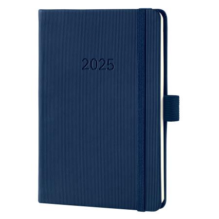 Sigel Naptár, A6, heti, 2025, kemény borító,  "Conceptum", éjkék (SIC2563)