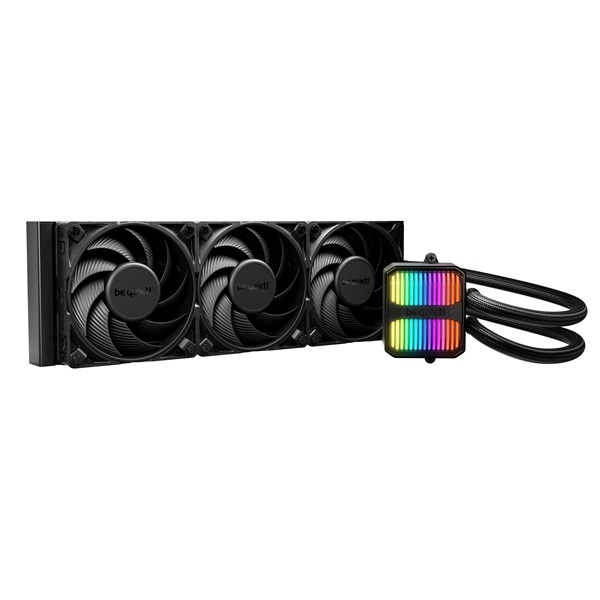 Be Quiet! SILENT LOOP 3 360mm Black 3x120mm csatlakozó: 3pin cső hossza: 400mm CPU Water Cooler Fekete Be Quiet! SILENT LOOP 3 360mm Black 3x120mm csatlakozó: 3pin cső hossza: 400mm CPU Water Cooler Fekete