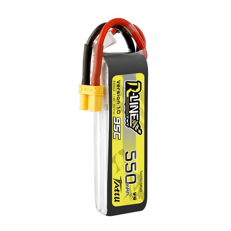 Tattu R-Line 550mAh 7,4V 95C 2S1P XT30 akkumulátor Tattu R-Line 550mAh 7,4V 95C 2S1P XT30 akkumulátor