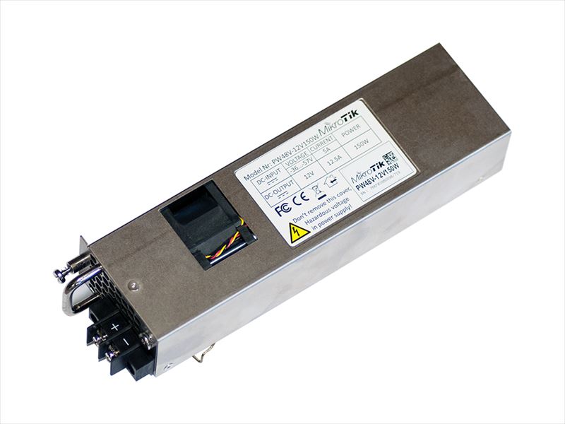 MikroTik tápegység 12V 150W (PW48V-12V150W) MikroTik tápegység 12V 150W (PW48V-12V150W)