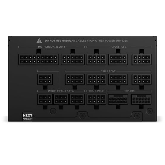 NZXT 1500W  PA-5P1BB-EU C1500 Platinum Modular  Tápegység