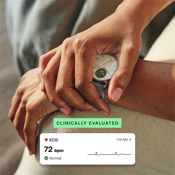 Withings HWA10-model 2 ScanWatch 2 38mm fehér okosóra Withings HWA10-model 2 ScanWatch 2 38mm fehér okosóra