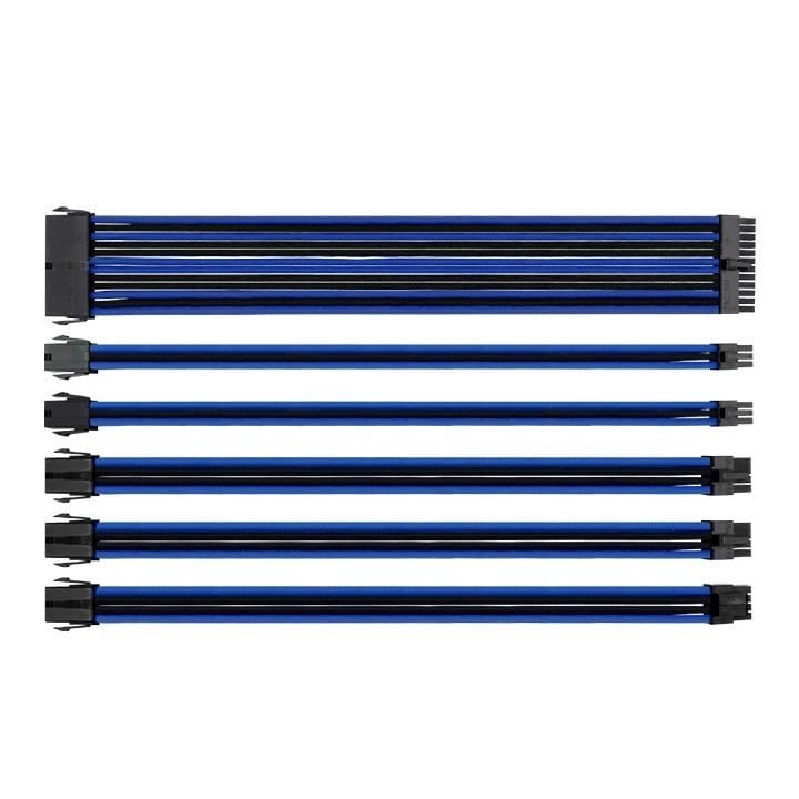 Thermaltake TtMod Sleeve moduláris tápkábel szett kék-fekete (AC-035-CN1NAN-A1)