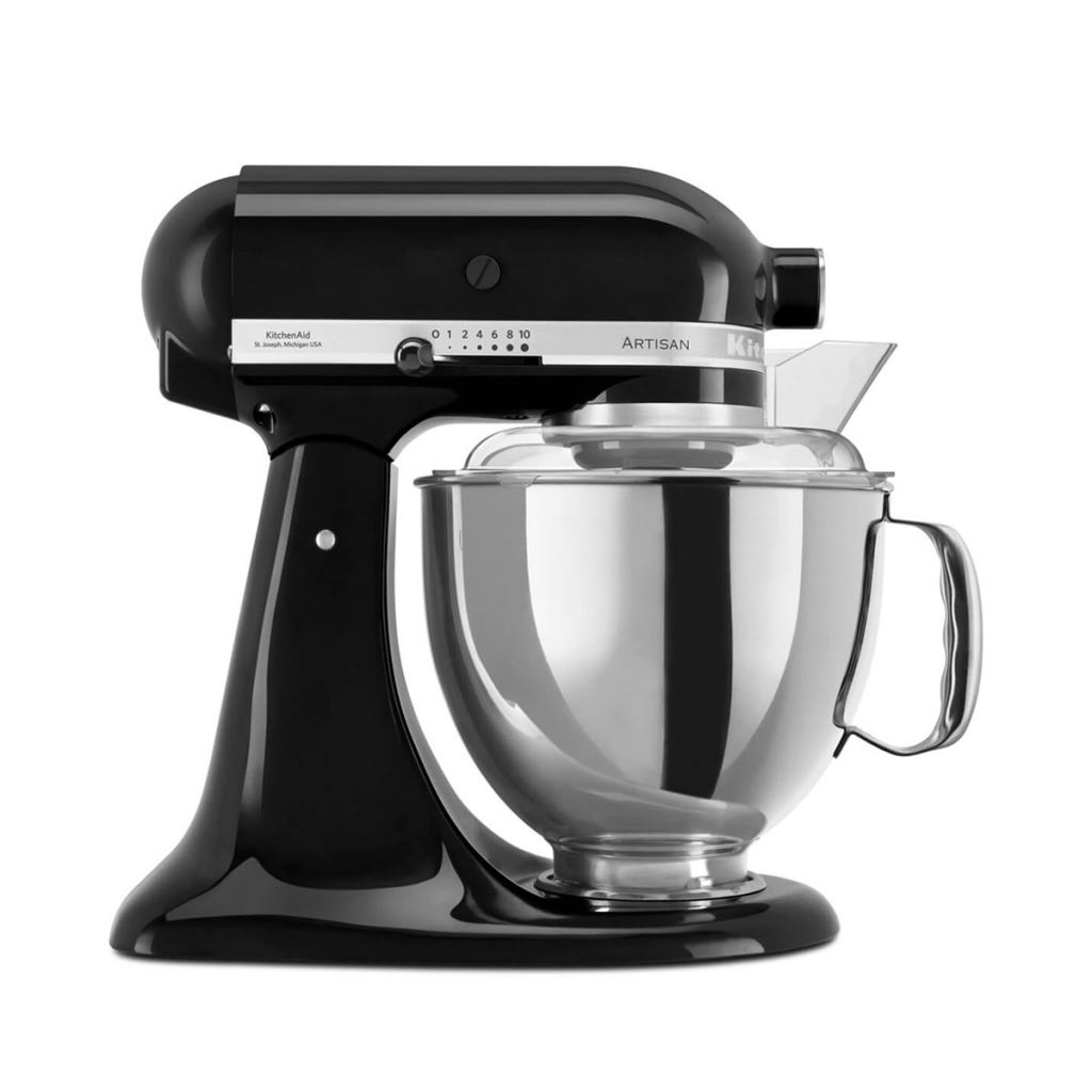 KitchenAid Artisan robotgép 4,8 literes és 3 literes tállal ónix fekete (5KSM175PSEOB)