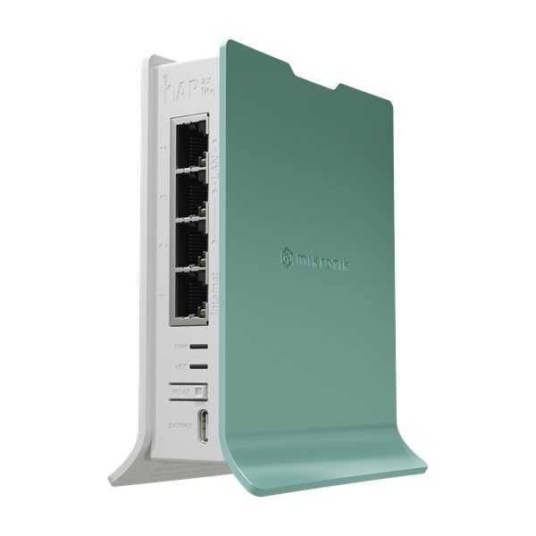 MikroTik hAP ax lite L41G-2AXD 4xGbE LAN 2,4GHz 802.11ax Wi-Fi 6 Vezeték nélküli router MikroTik hAP ax lite L41G-2AXD 4xGbE LAN 2,4GHz 802.11ax Wi-Fi 6 Vezeték nélküli router