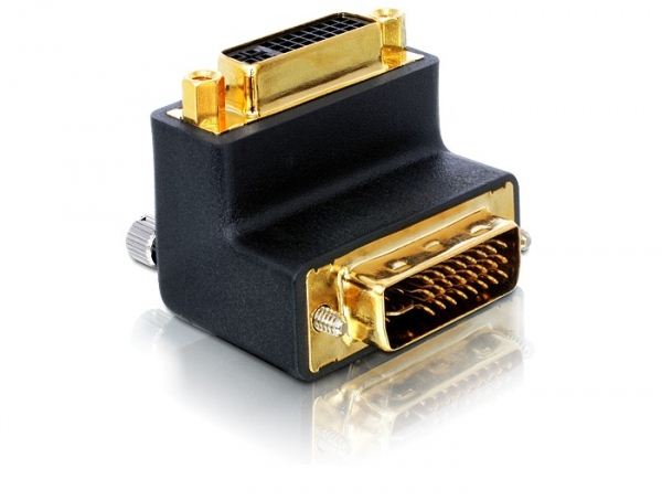 Delock DL65173 DVI 29 tűs male-female 90°-ban elforgatott adapter Delock DL65173 DVI 29 tűs male-female 90°-ban elforgatott adapter