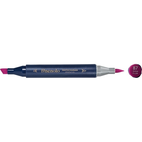 Deli Finenolo 87 - Azalea Purple kétvégű permanent ART marker Deli Finenolo 87 - Azalea Purple kétvégű permanent ART marker