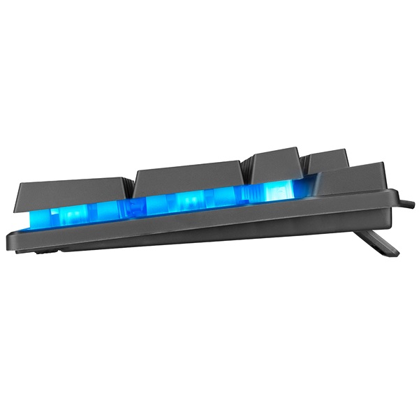 Everest  KB-188 Borealis Rainbow N-key Fekete RGB LED Gamer Billentyűzet HU