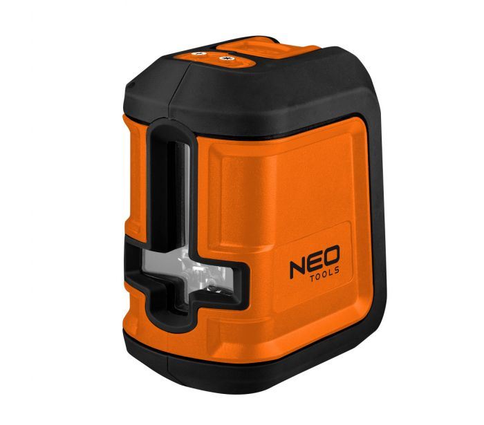 Neo Tools 75-106 Lézerkeresztes szintező, önbeálló, 15m, zöld lézer, csipeszes tartóval Neo Tools 75-106 Lézerkeresztes szintező, önbeálló, 15m, zöld lézer, csipeszes tartóval