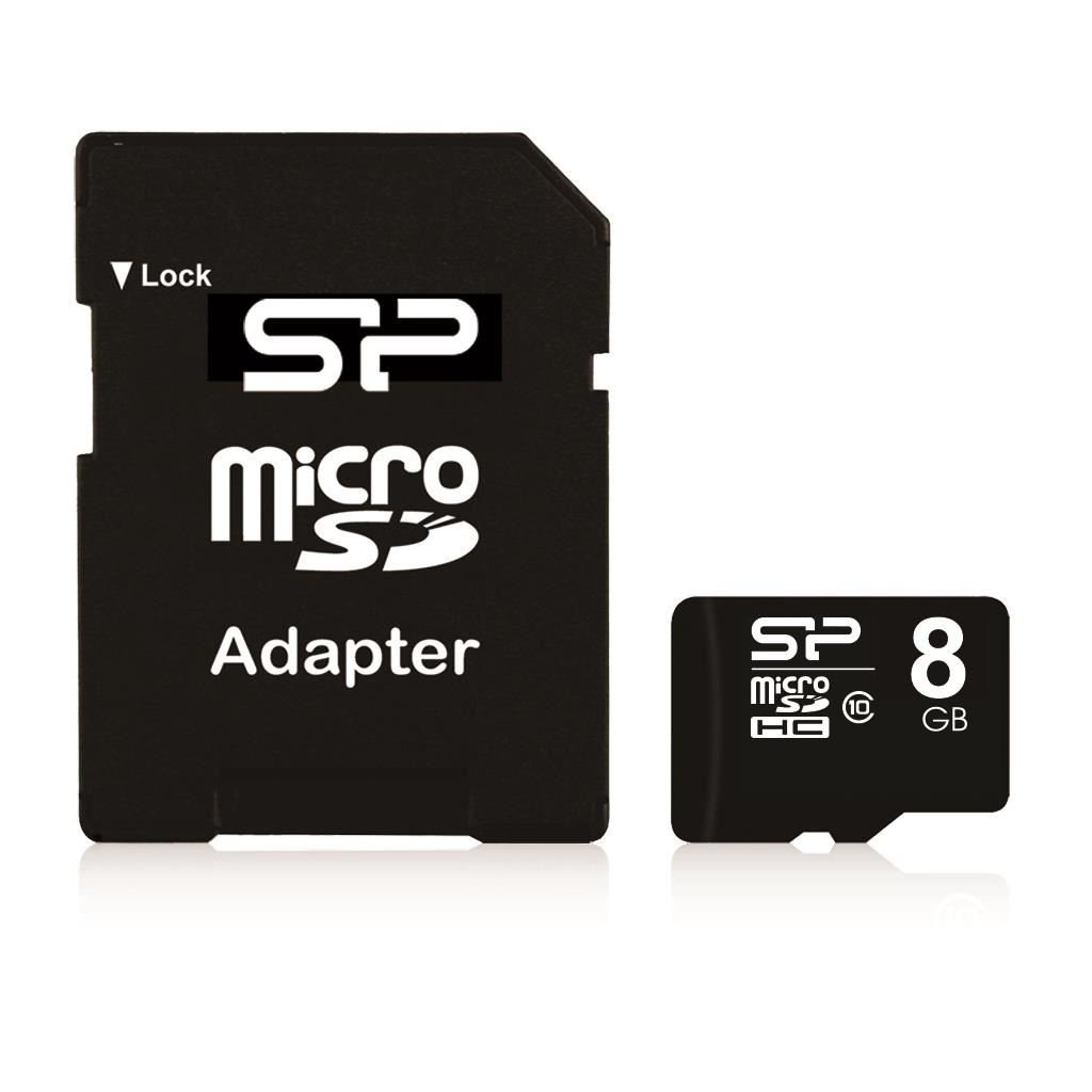 8GB microSDHC Silicon Power CL10 + adapter (SP008GBSTH010V10SP) 8GB microSDHC Silicon Power CL10 + adapter (SP008GBSTH010V10SP)