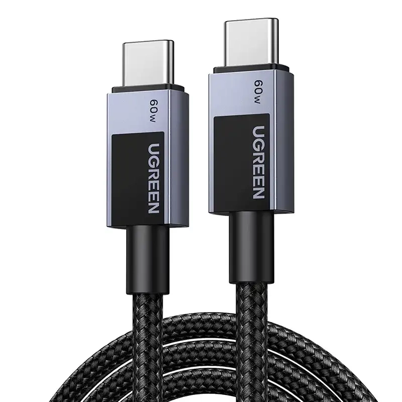 USB-C 2.0 és USB-C 2.0 közötti kábel Ugreen L524 PD 3A 3m (szürke) USB-C 2.0 és USB-C 2.0 közötti kábel Ugreen L524 PD 3A 3m (szürke)