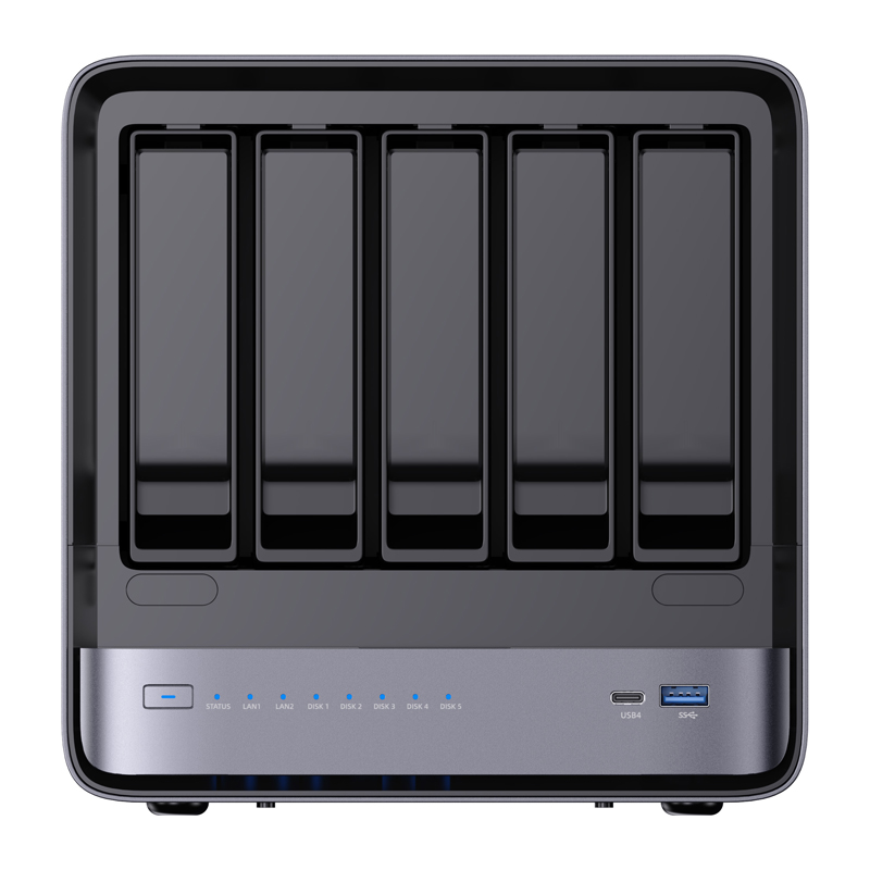 Minis Forum NAS N5 AMD Ryzen 7 H255 16GB+128GB operációs rendszer tárolása MINI PC