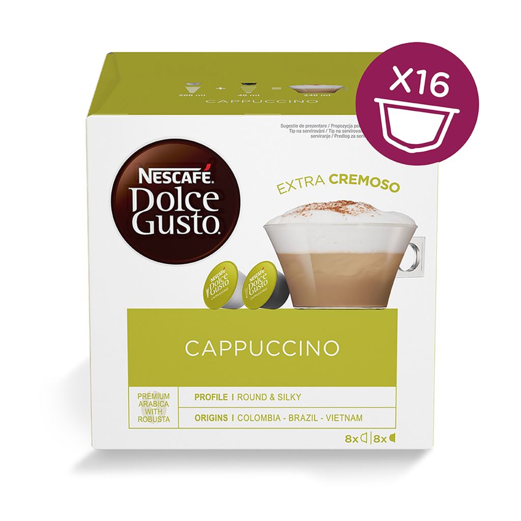 Nescafé Dolce Gusto Cappuccino kapszula 16db Nescafé Dolce Gusto Cappuccino kapszula 16db