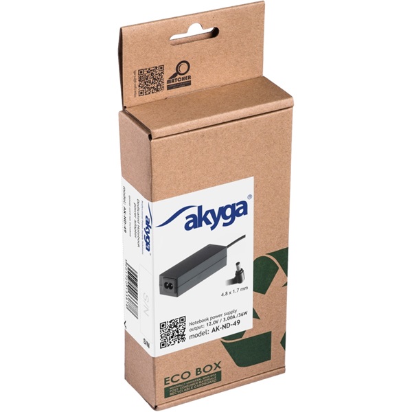 Akyga Notebook Adapter 36W Asus (AK-ND-49)