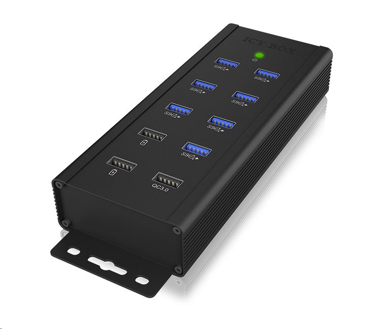 RaidSonic 7x Port USB 3.0 + 3x töltőport Hub fekete (IB-HUB1703-QC3) RaidSonic 7x Port USB 3.0 + 3x töltőport Hub fekete (IB-HUB1703-QC3)