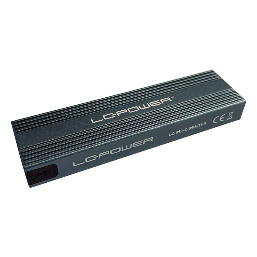 LC Power LC-M2-C-MULTI-3 M.2 NVMe SSD Enclosure