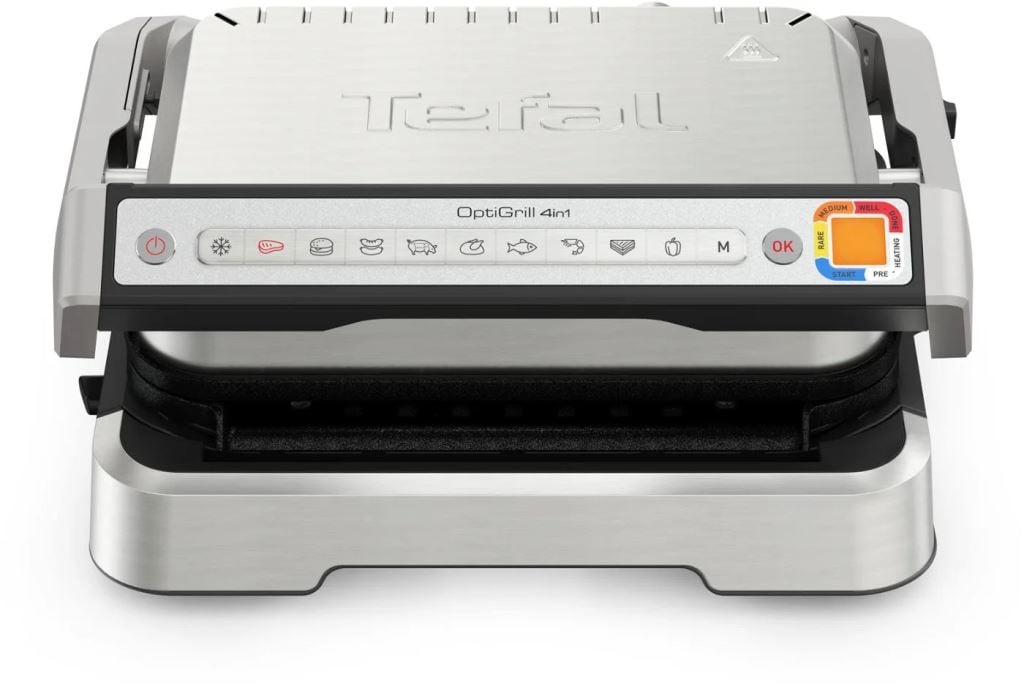 Tefal GC774D30 4az1-ben rozsdamentes acél OptiGrill grillsütő