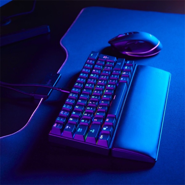 Hama 217828 URAGE EXODUS 760TKL RGB (red switch) fekete mechanikus billentyűzet