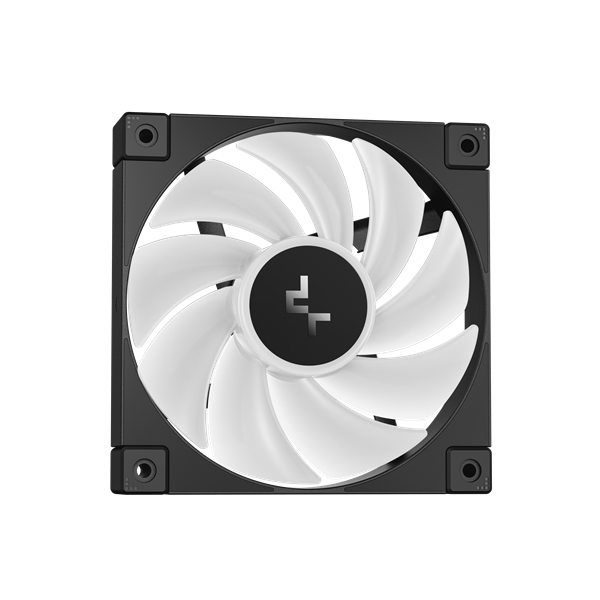 DeepCool Cooler  LQ240  max 21dB  max. 122,39 m3/h  2x12cm  LED kijelző  CPU Water Fekete 