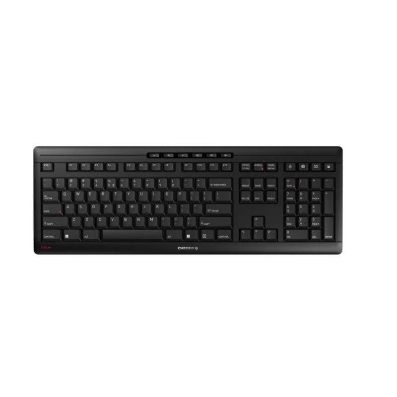 Cherry STREAM vezeték nélküli német billentyűzet fekete (JK-8550DE-2)