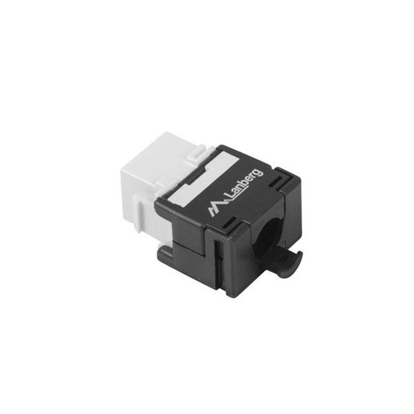 Lanberg KSU6-2000 Cat6 UTP 180°-os szerszám nélkül szerelhető árnyékolatlan RJ45 Keystone jack Lanberg KSU6-2000 Cat6 UTP 180°-os szerszám nélkül szerelhető árnyékolatlan RJ45 Keystone jack
