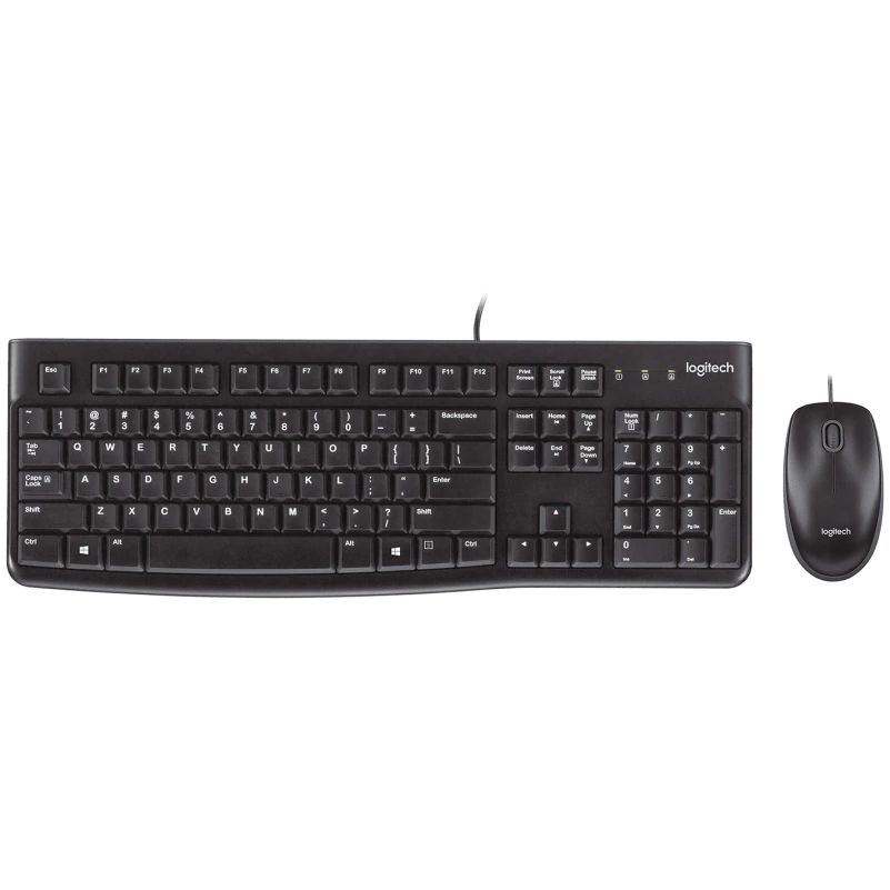 Logitech Desktop MK120 vezetékes billentyűzet + egér angol USB Logitech Desktop MK120 vezetékes billentyűzet + egér angol USB
