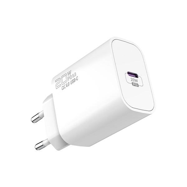 S-Link   SL-EC62PD  20W QC4.0  Type-C to Lightning 1m Hálózati töltő Fehér 