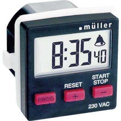 Visszaszámláló időzítő kapcsoló óra, beépíthető, Müller TC 14.21 230 V/AC 8A Visszaszámláló időzítő kapcsoló óra, beépíthető, Müller TC 14.21 230 V/AC 8A