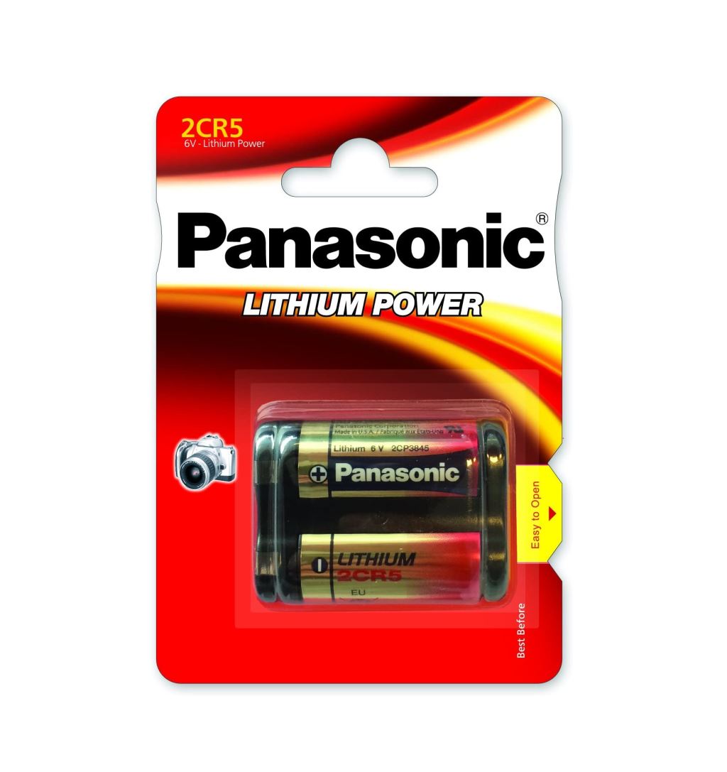 Panasonic 6V 2CR-5L/1BP Lítium fotóelem Panasonic 6V 2CR-5L/1BP Lítium fotóelem