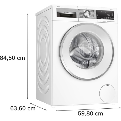 Bosch WGG244F9BY Elöltöltős mosógép - 9kg, 1400 ford./perc, A Energiaosztály, Gőz program