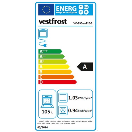 Vestfrost VC-993WNPIBG Elektromos tűzhely
