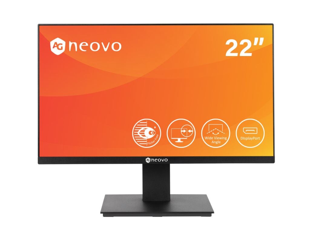 22" AG Neovo LA-2202  LCD monitor fekete