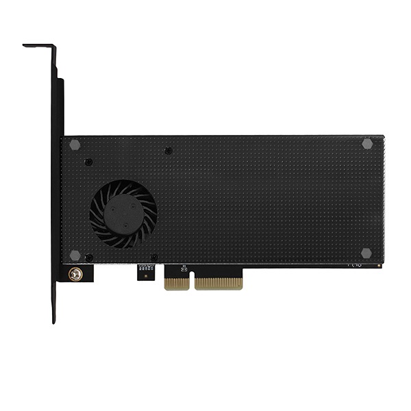 Axagon PCIE NVME+NGFF M.2 SSD adapter fekete (PCEM2-DC)