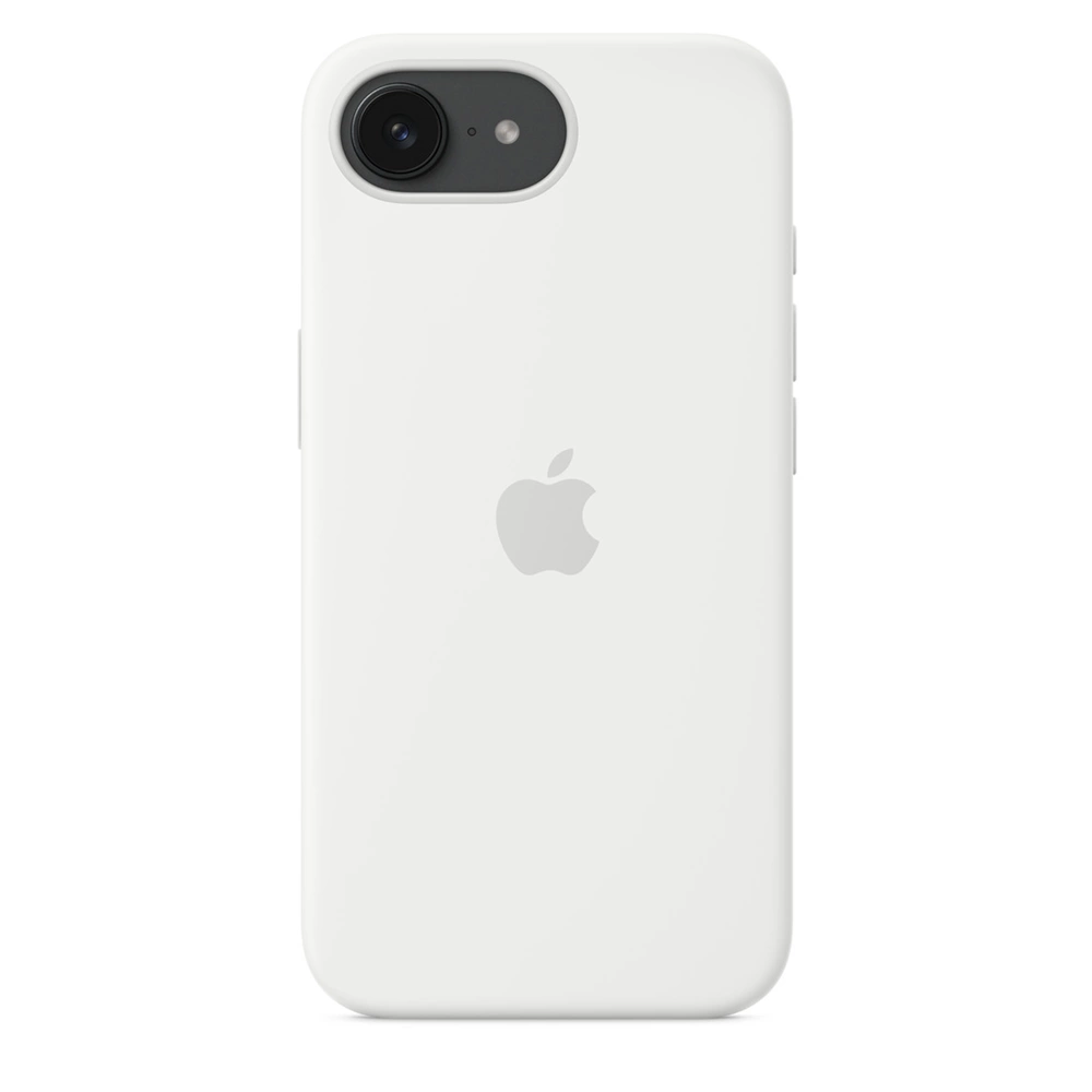 Apple iPhone 16e szilikon hátlap, fehér