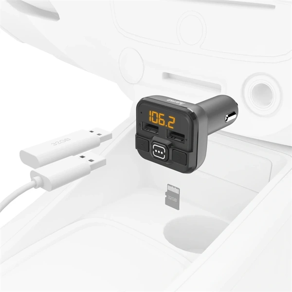 Hama FM Transmitter with Bluetooth Function Fekete