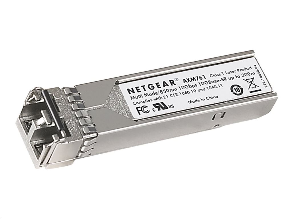 Netgear AXM761 10GE SR SFP+ adó-vevő modul 10db/cs (AXM761P10-10000S) Netgear AXM761 10GE SR SFP+ adó-vevő modul 10db/cs (AXM761P10-10000S)