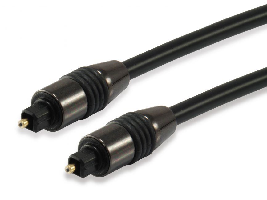 Equip Toslink optikai SPDIF kábel fekete 1.8m (147921) Equip Toslink optikai SPDIF kábel fekete 1.8m (147921)