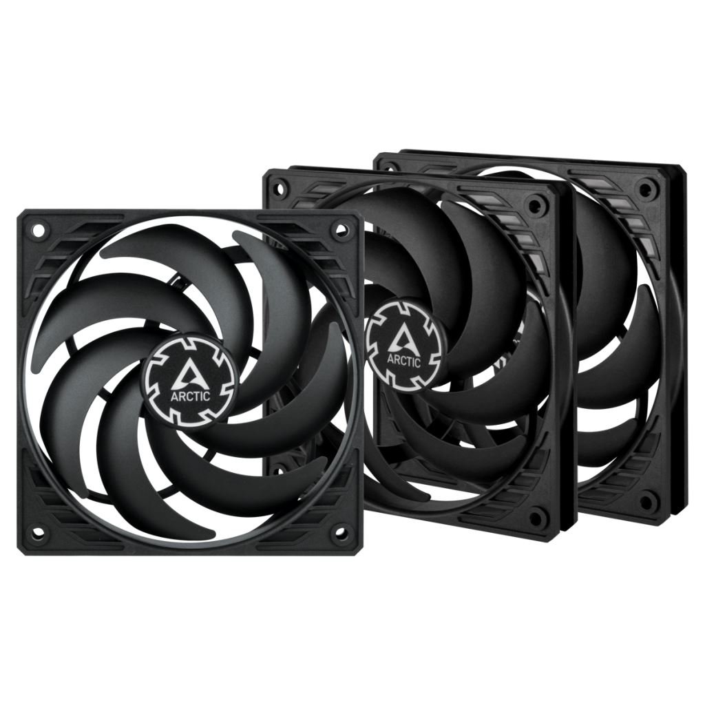 Arctic P12 Slim PWM PST ház hűtő ventilátor 12cm fekete 3db (ACFAN00275A) Arctic P12 Slim PWM PST ház hűtő ventilátor 12cm fekete 3db (ACFAN00275A)